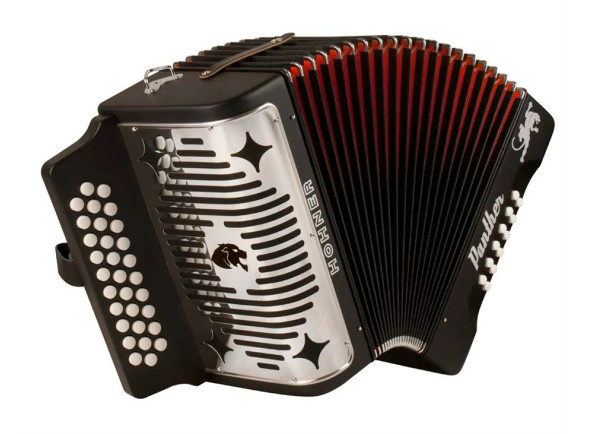 Hohner Concertina Panther II Preto GCF 2ªvoz Hohner Concertina Panther II Preto GCF 2ªvoz